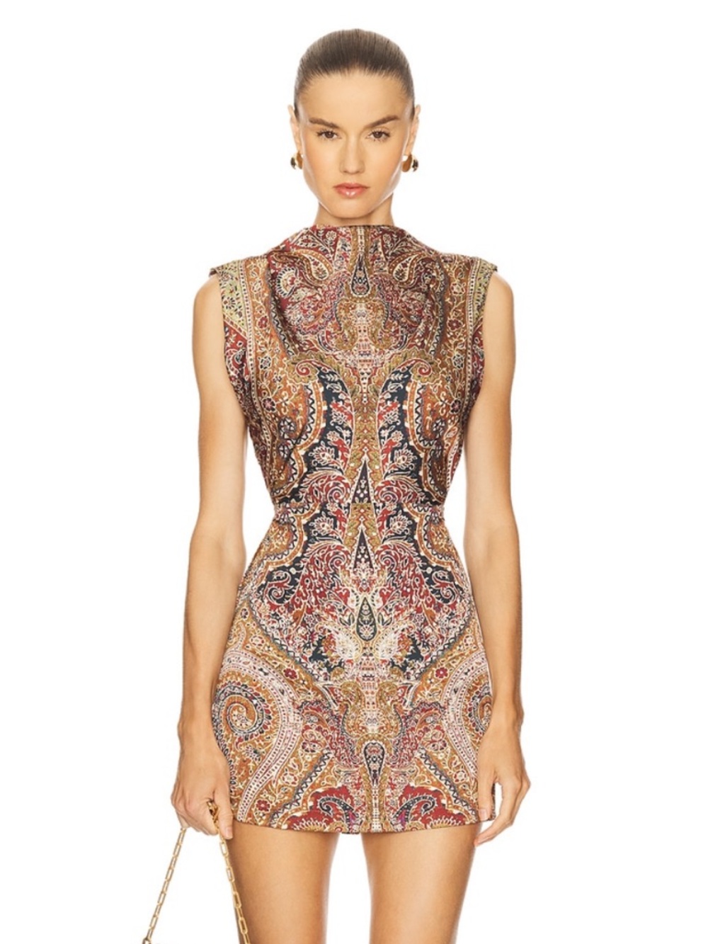 Hemant & Nandita Printed Mini Dress